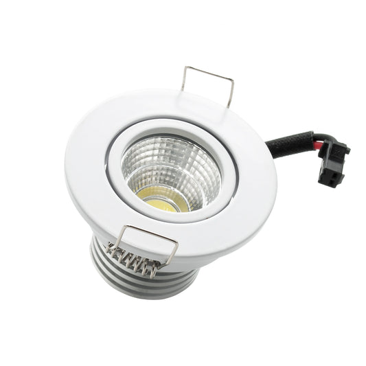 Faretto LED rotondo da incasso faretti 3w 4000k punto luce bianco cartongesso