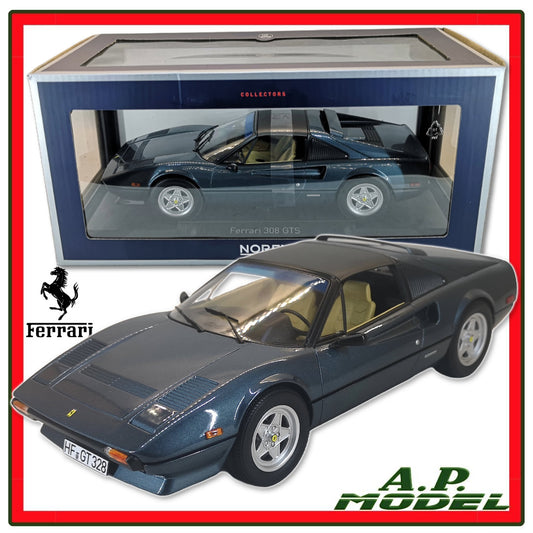 modellino auto 1:18 Ferrari 308 GTS modellini vintage in scala della norev metal