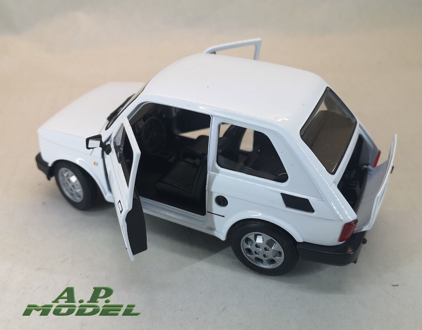 modellino fiat 126 modellini auto vintage scala 1/21 modellismo da collezione