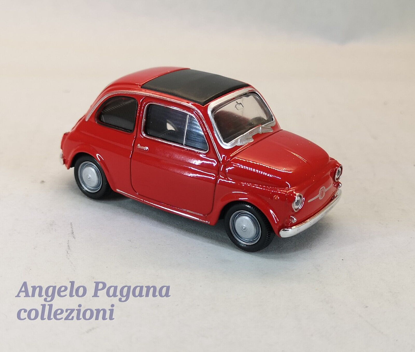 modellino auto scala 1/43 fiat 500 cinquecento macchinina modellini della welly