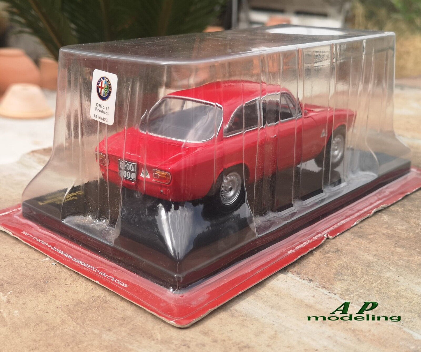 modellino auto 1/24 alfa romeo giulia sprint 1600 GTA corsa del 1965 modellini usato