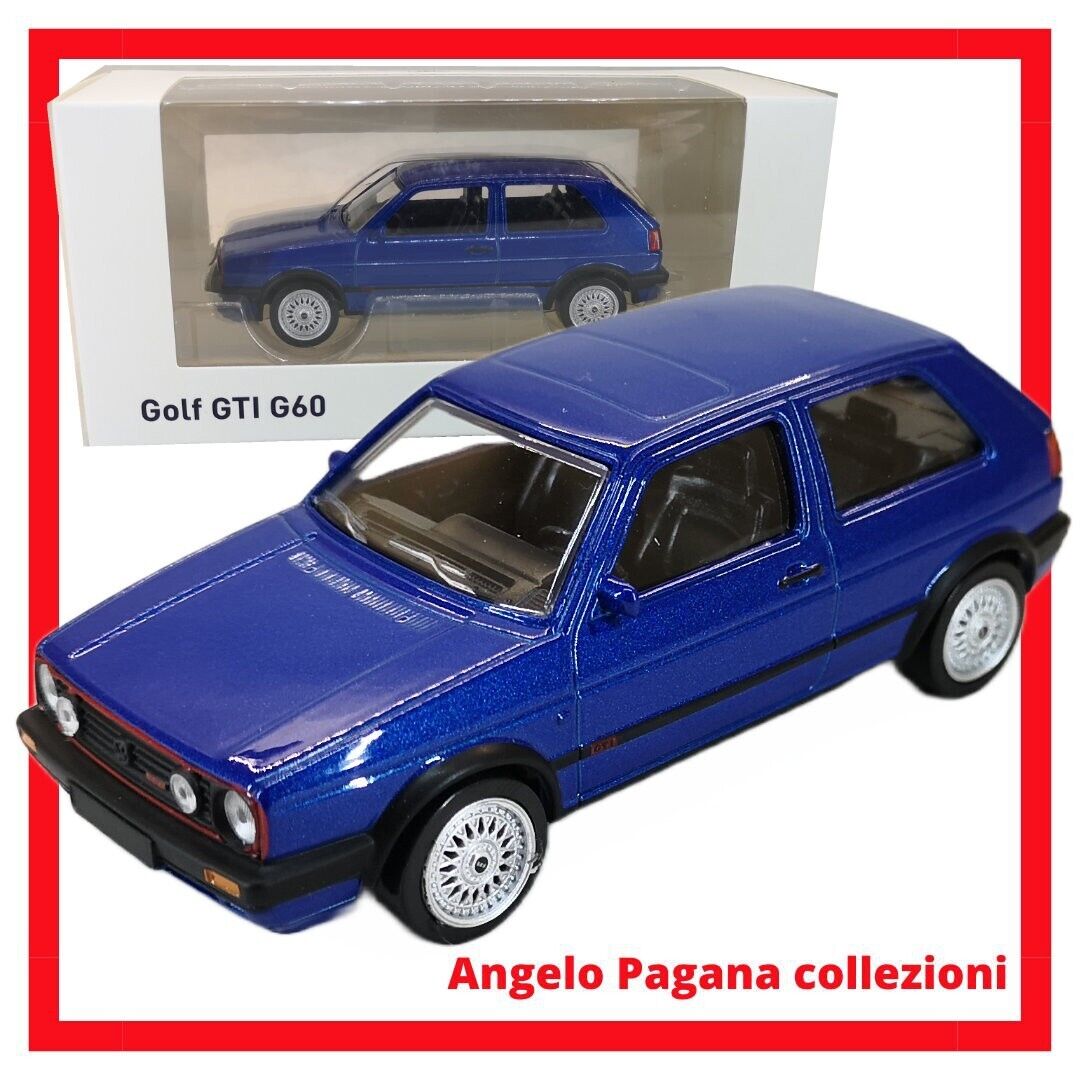 modellino auto scala 1:43 Volskwagen golf 2 gti g60 1990 modellini wv norev