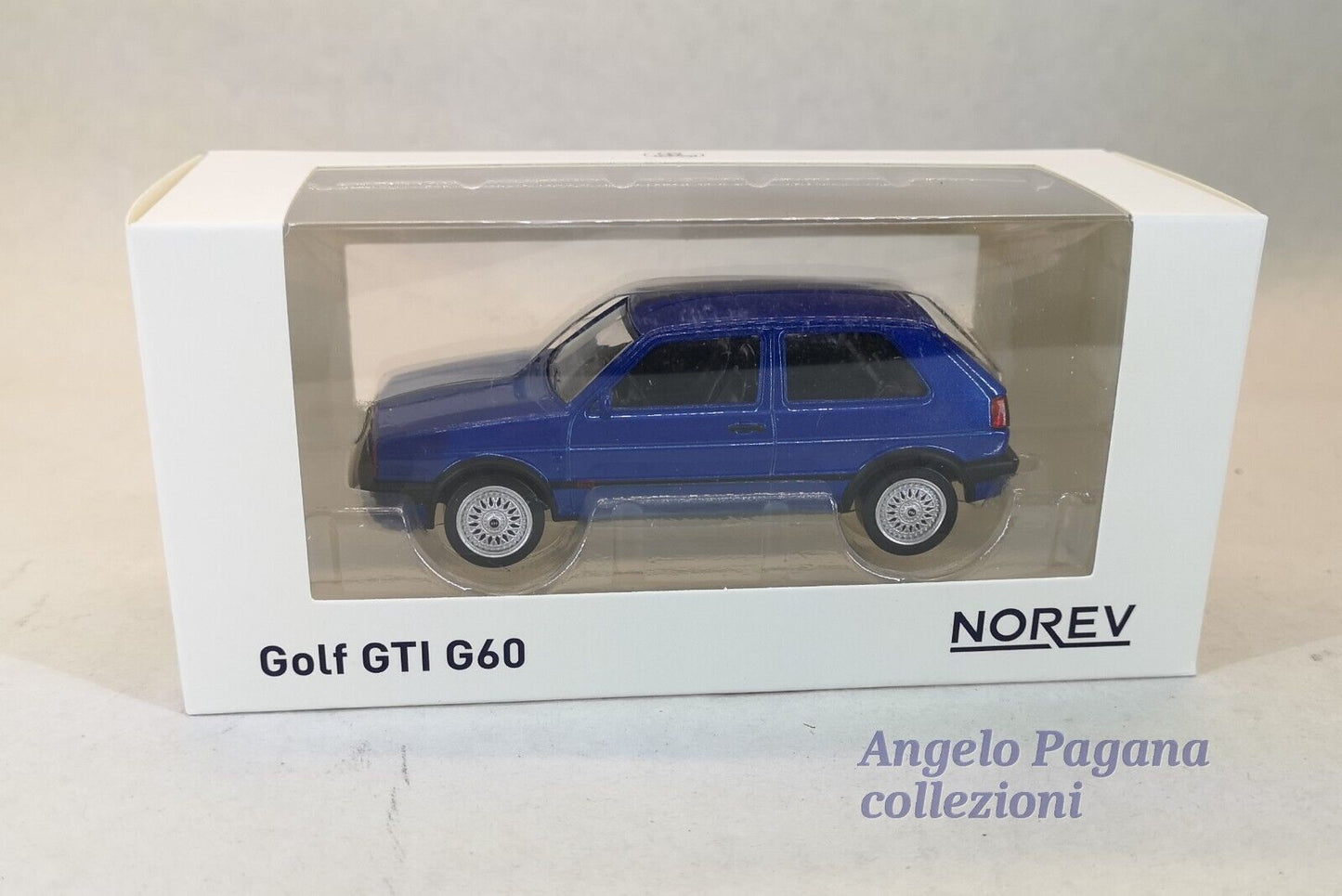 modellino auto scala 1:43 Volskwagen golf 2 gti g60 1990 modellini wv norev