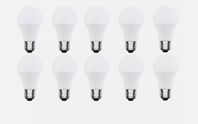 10PZ Lampadina LED E27 15W A+ luce NATURALE 4000w lampadine KIT 10 pezzi