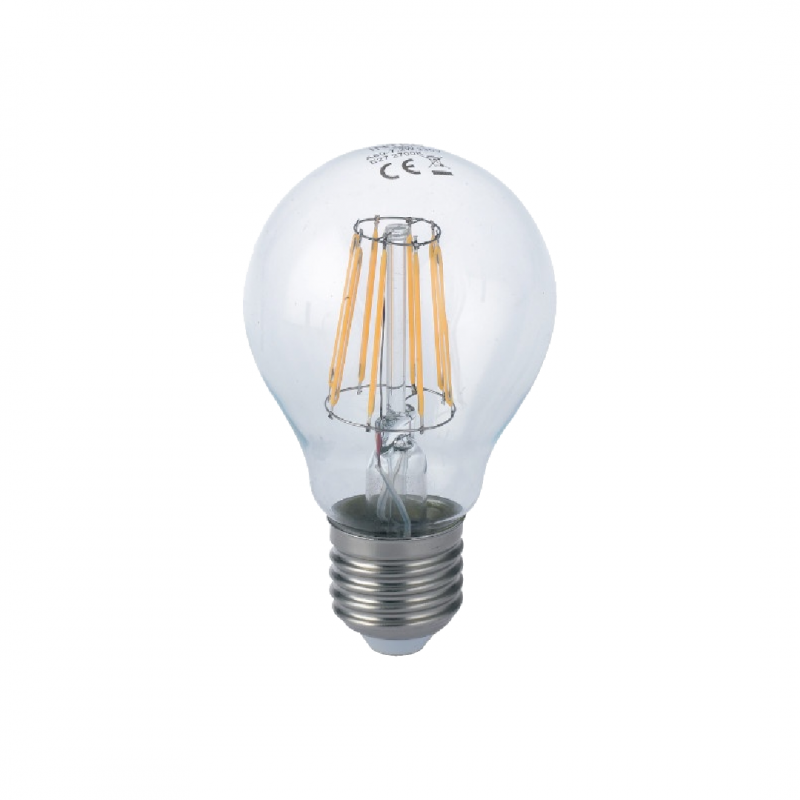 Lampadina LED UNIVERSO a filamento 8w luce calda 2700k lampadine attacco E27 A+