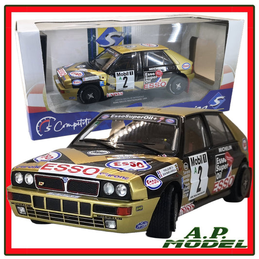 modellino auto 1:18 lancia delta hf integrale Adac Rallye Deutschland 1989 rally