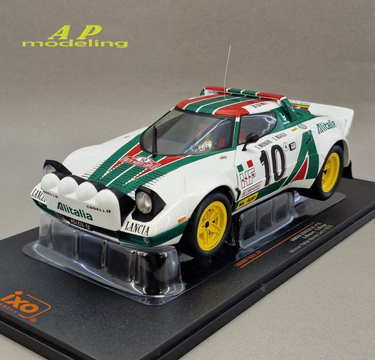 modellino auto scala 1/18 lancia stratos HF rallye monte carlo del 1976 modelcar