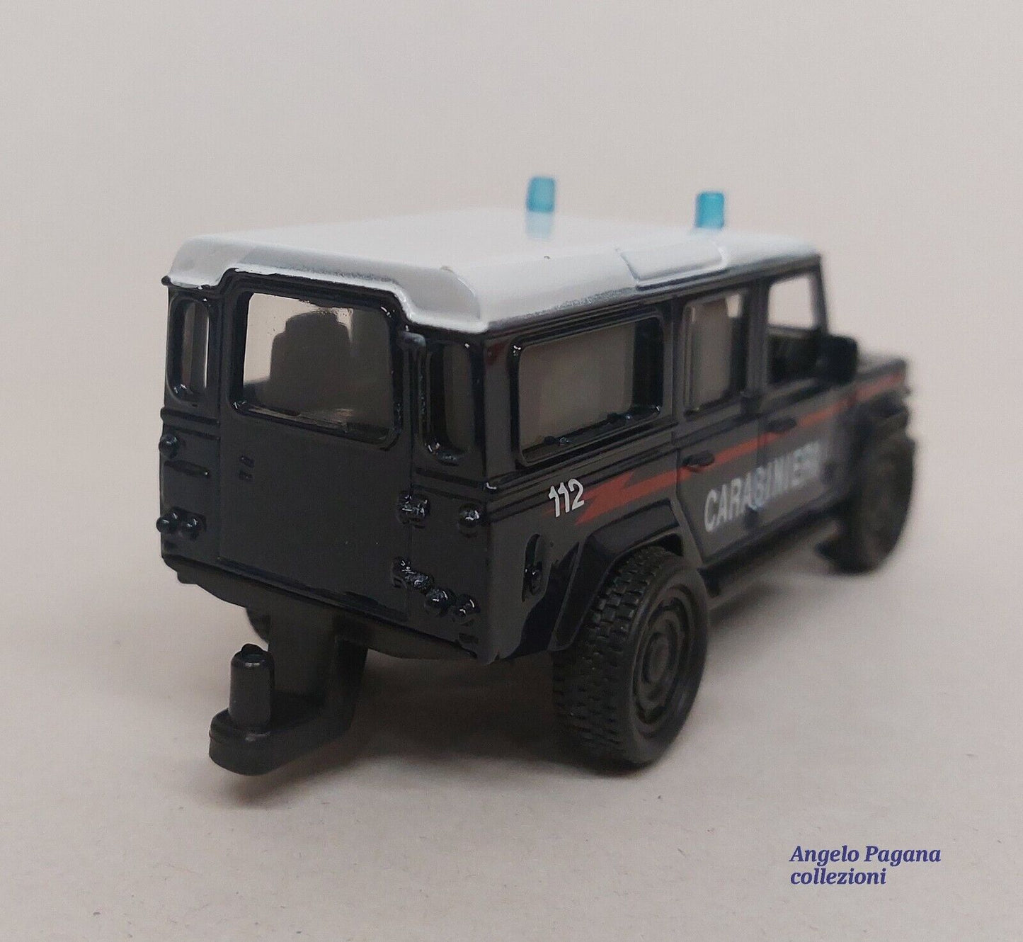 modellino auto scala 1:43 land roved defender dei carabinieri della newray 1/43