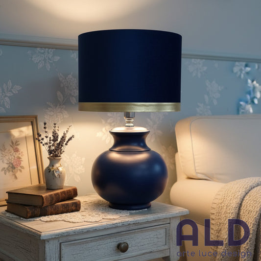 Lampada da tavolo in terracotta Lume da comodino per camera da letto salone