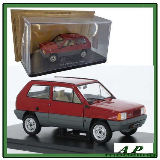 modellino auto 1/24 fiat panda 45 modellini da collezione vintage anni 80