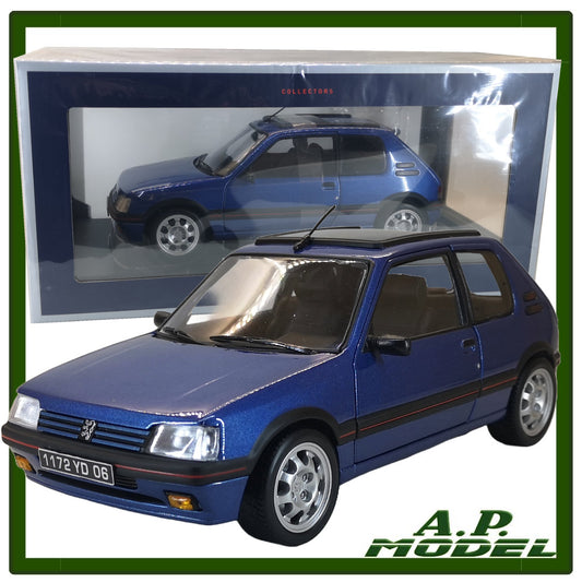 modellino auto 1:18 Peugeot 205 1.9 gti del 1992 modellini diecast della norev