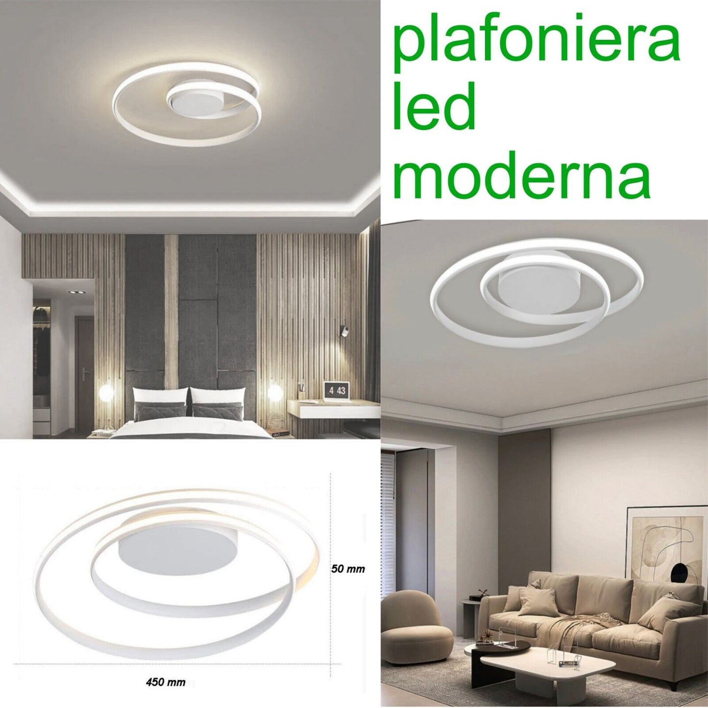 applique led moderno da parete plafoniera moderna soffitto per corridoio luce fredda