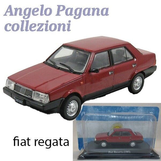 macchinine anni 80 modellino auto scala 1/43 fiat regata del 1985 da edicola