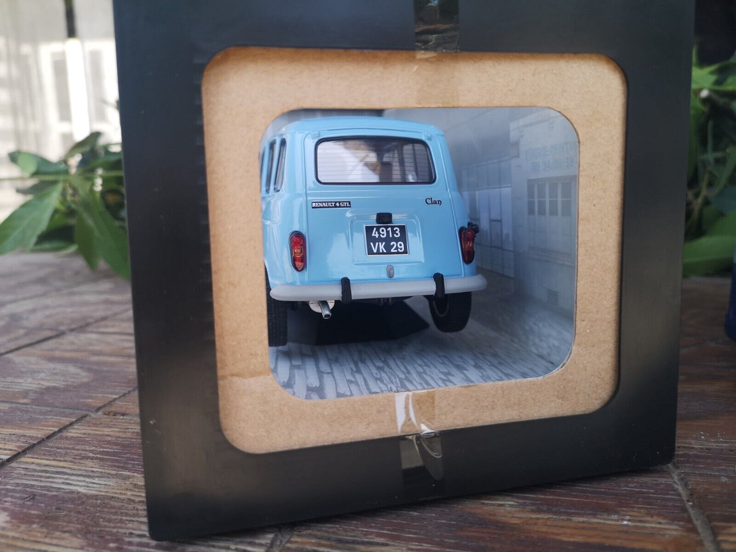 modellino auto 1/18 Renault 4 L modellini vintage da collezione della solido