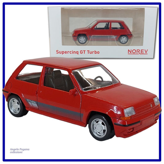 macchinine da collezione modellino auto scala 1/43 renault supercinque gt turbo