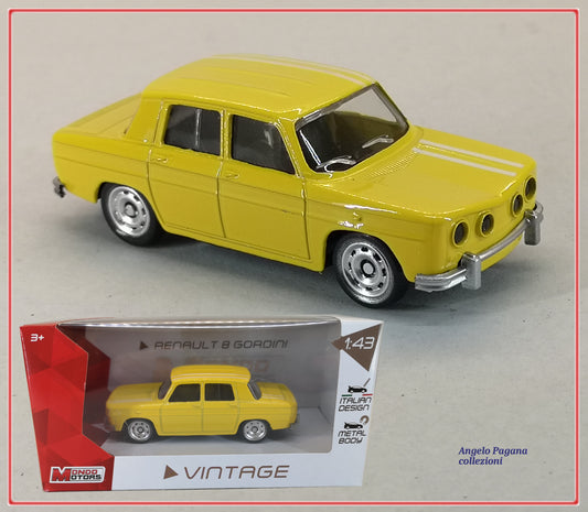 modellino auto scala 1:43 Renault 8 gordini modellini da collezione vintage 1/43