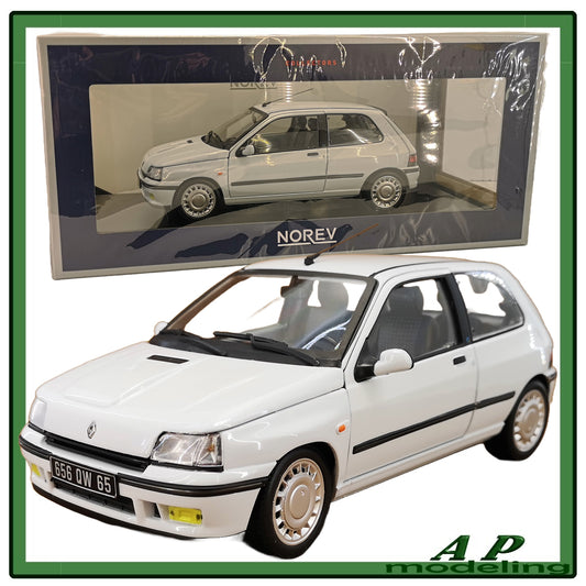 modellino auto scala 1/18 Renault Clio 16v del 1991 modellini die cast norev