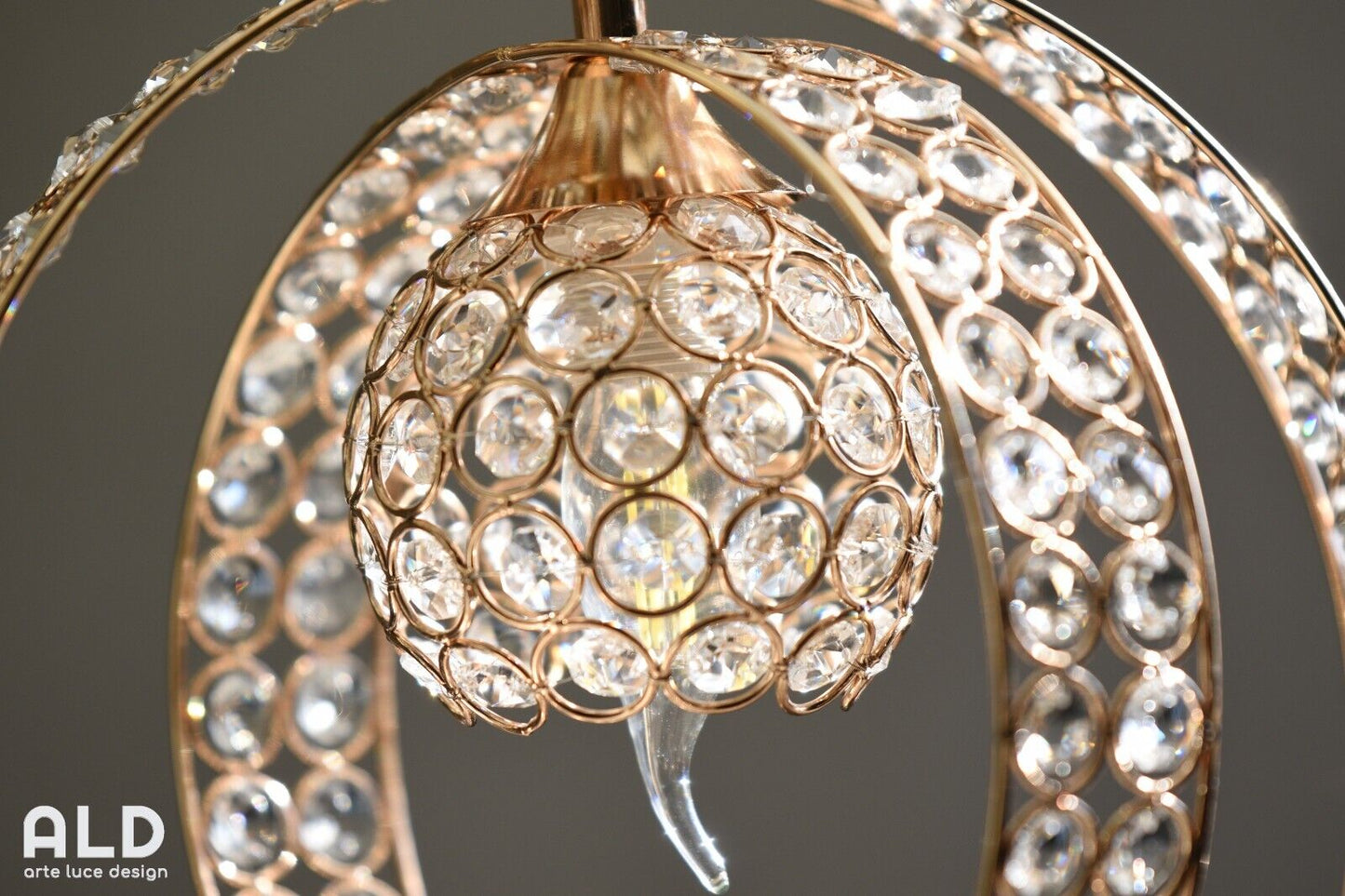 Lampadario stile moderno sospensione oro  da cucina corridoio ingressino bagno