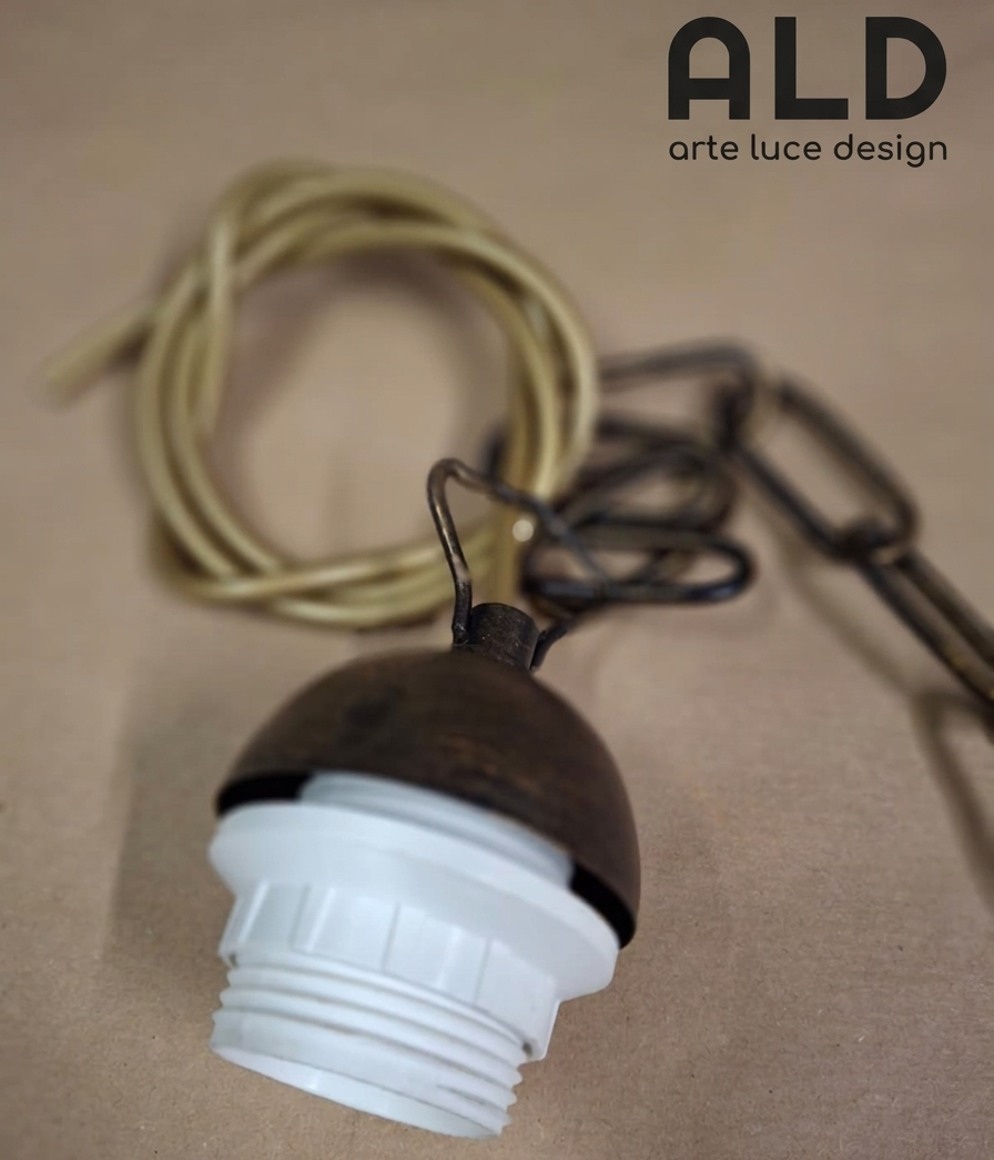 catena in metallo per sospensione classica ricambio lampadario porta lampada e27