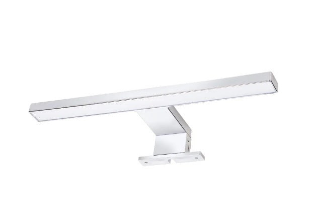 Lampada led da specchio spot moderno da bagno applique silver per interno