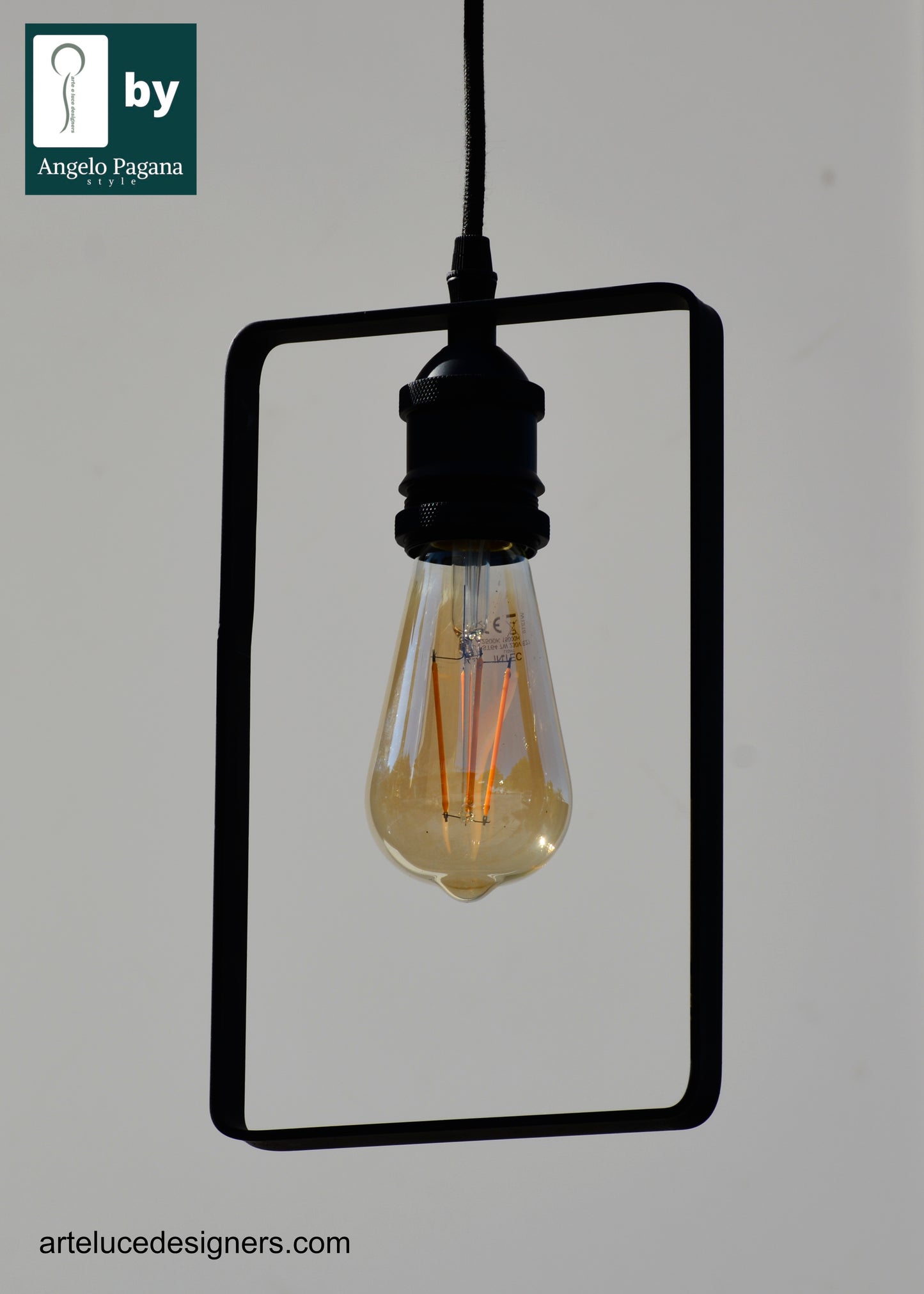 Sospensione stile industrial lampadario 1 luce da cucina corridoio ingresso E27