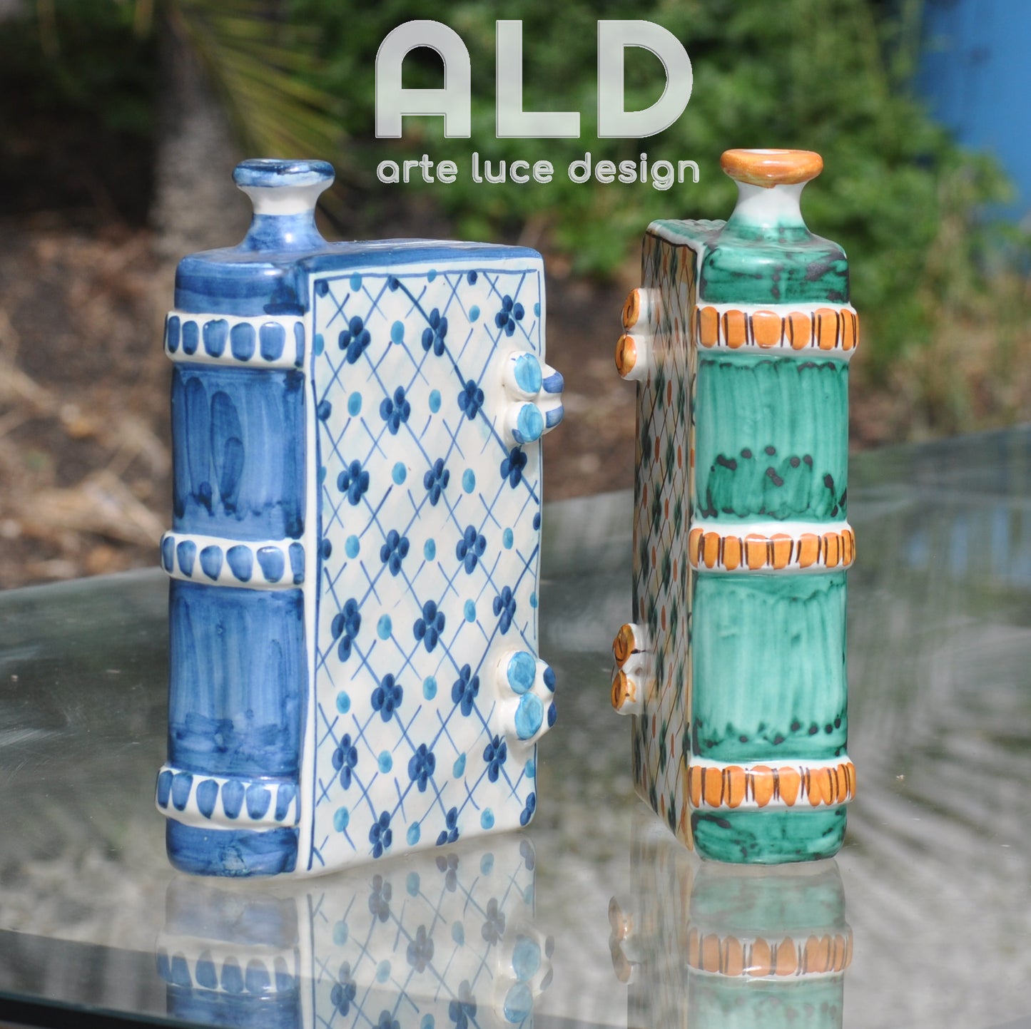 Scaldamani ceramica di Caltagirone borsa acqua calda diffusore calore scaldino