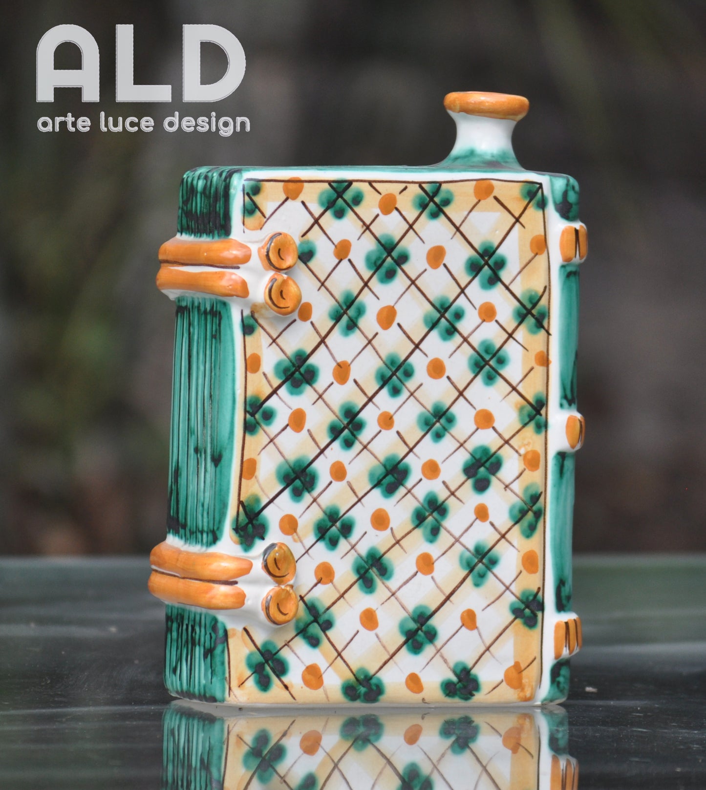 Scaldamani ceramica di Caltagirone borsa acqua calda diffusore calore scaldino