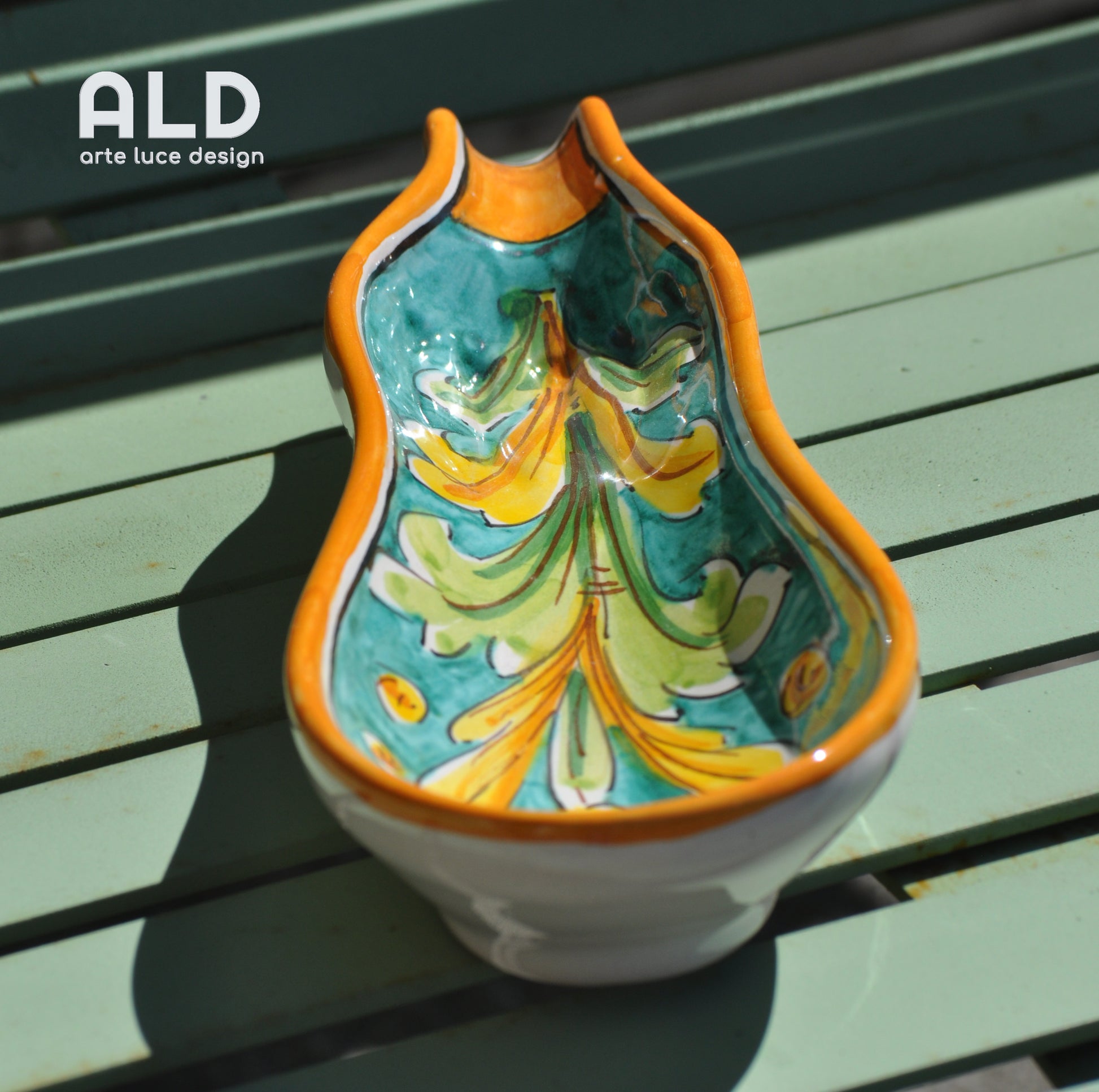 Poggia mestolo ceramica di Caltagirone soprammobile da cucina porta cu – arte  e luce designers