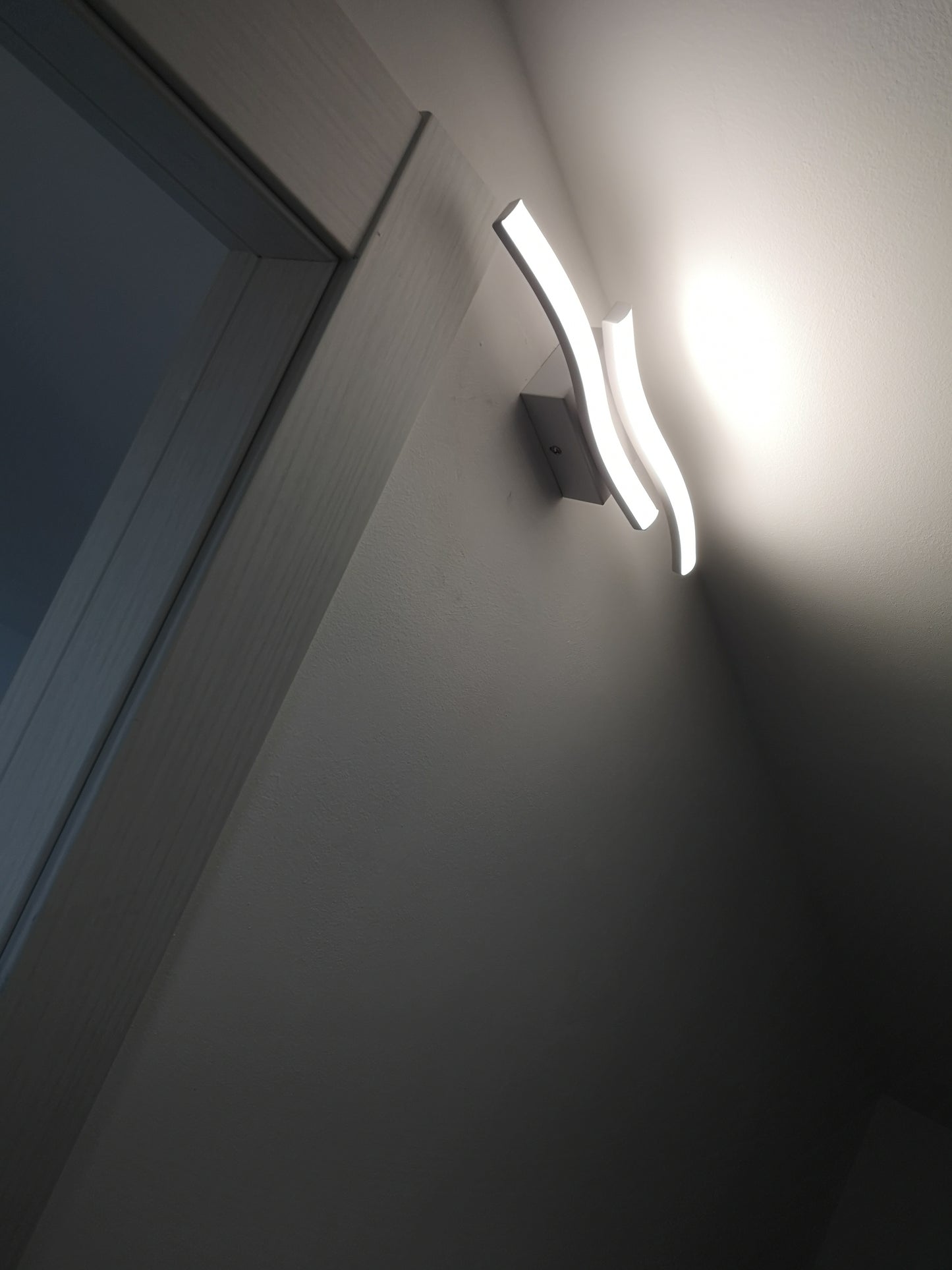 Applique led moderno da parete per bagno corridoio soggiorno cucina ufficio