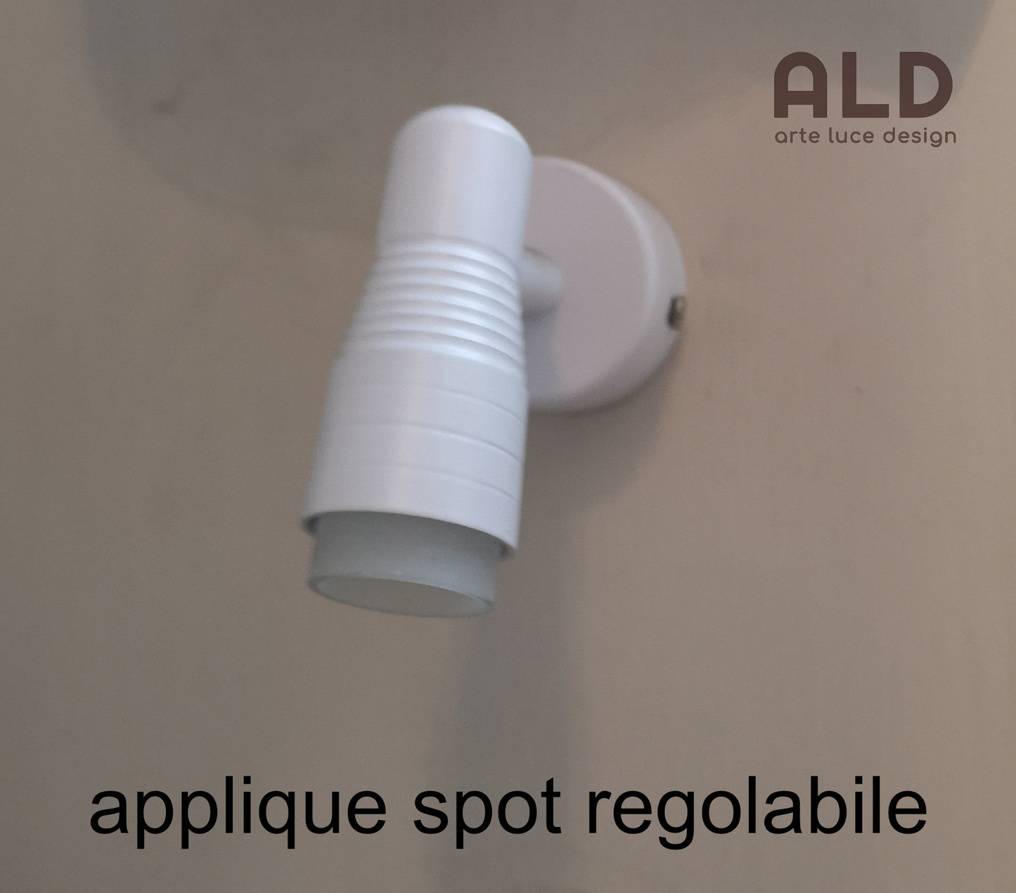 applique spot orientabile con snodo 1 luce led 4000k da bagno toletta specchio