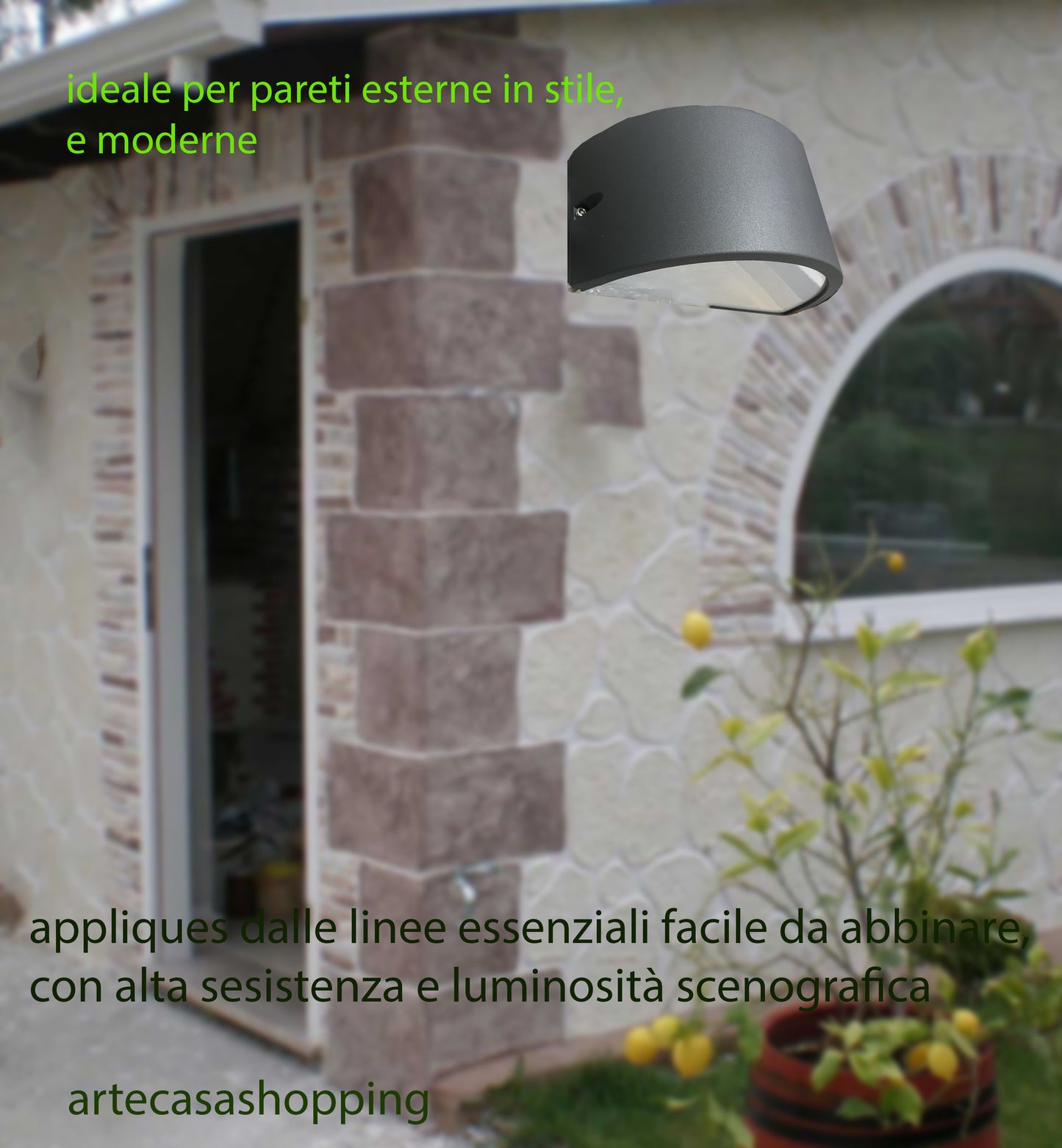 applique da esterno e27 appliques per parete balcone giardino doppia luce ip54