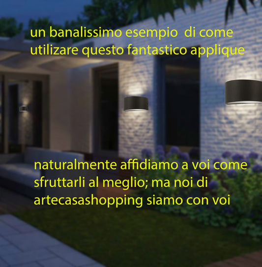 applique da esterno e27 appliques per parete balcone giardino doppia luce ip54