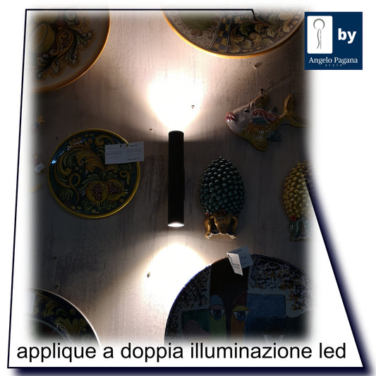 Applique led doppia luce stile industrial illuminatore doppio parete corridoio