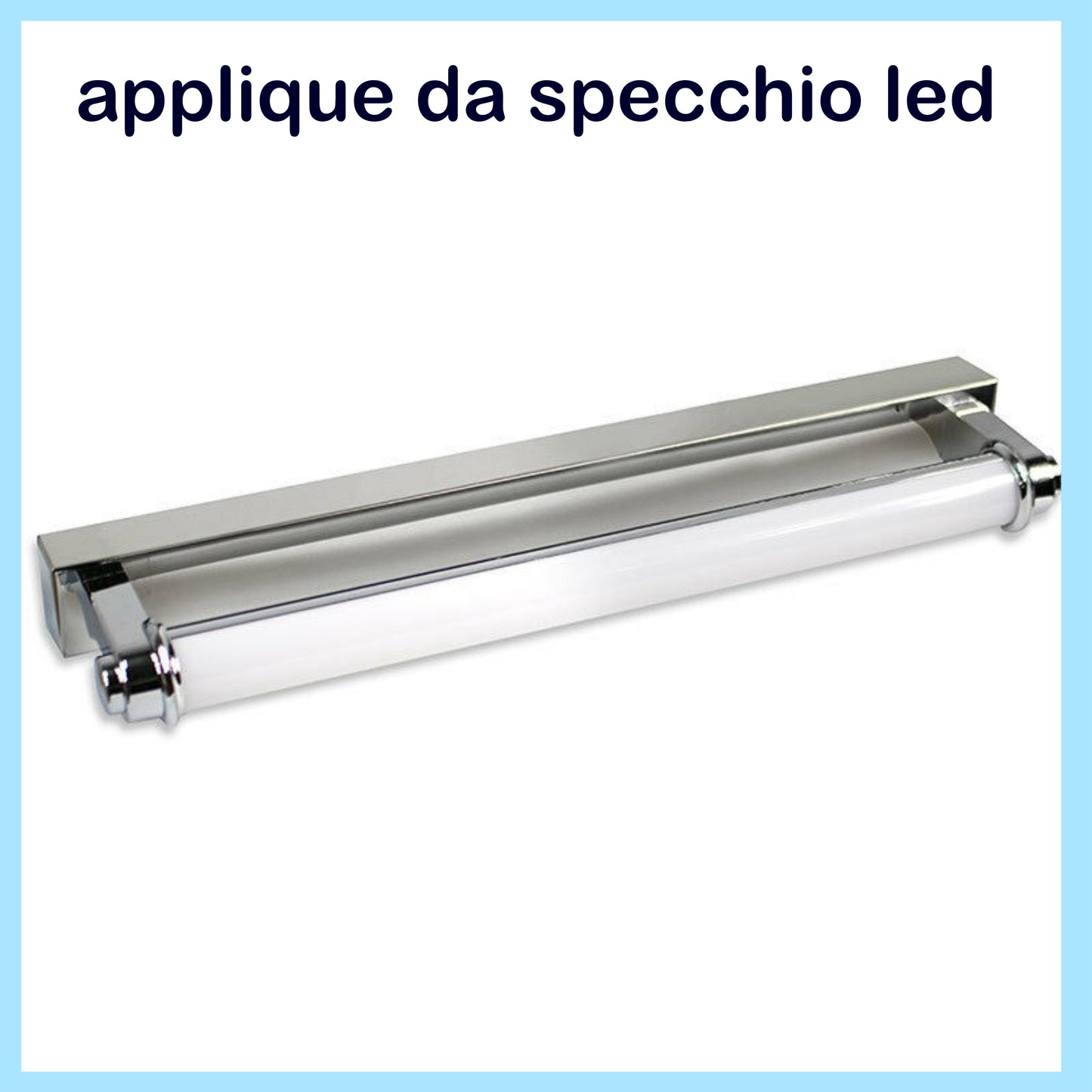 applique specchio da bagno lampada luce led parete illuminazione moderno regolabile 7w