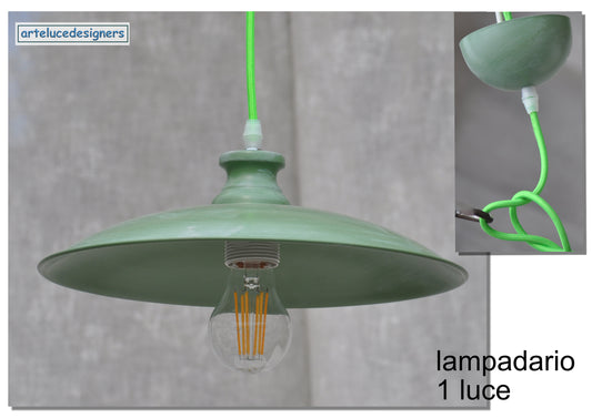 lampadario a sospensione stile vintage in metallo per bagno cameretta ingresso