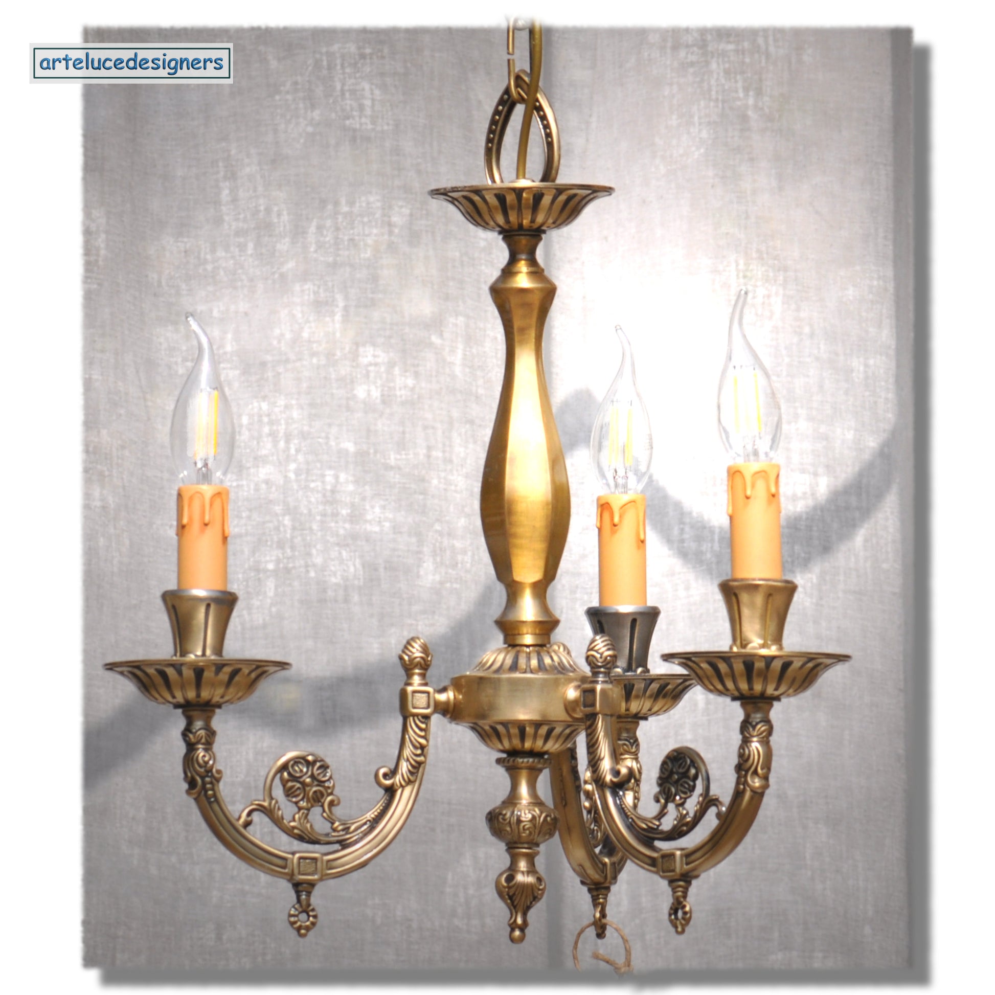 LUMETTO LUME LAMPADA DA COMODINO IN FUSIONE BAGNO ORO CON CRISTALLI 1 LUCE  - Beautiful